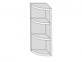19.30.0р Полка угловая (h=913) радиусная  ЛДСП УНИ в Новотроицке - novotroick.magazinmebel.ru | фото