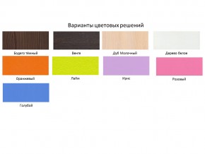 Кровать чердак Малыш 80х180 Дуб молочный-Лайм в Новотроицке - novotroick.magazinmebel.ru | фото - изображение 2