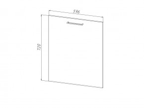 П 60 Комплект для посудомоечной машины 600 мм (цоколь + фасад) ЛДСП в Новотроицке - novotroick.magazinmebel.ru | фото