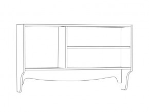 Полка 10.119 Флоренция в Новотроицке - novotroick.magazinmebel.ru | фото - изображение 2