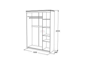 Шкаф купе 3-х дверный Ольга 13 в Новотроицке - novotroick.magazinmebel.ru | фото - изображение 3