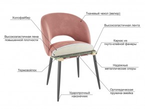 Стул Моли беж велюр-белый в Новотроицке - novotroick.magazinmebel.ru | фото - изображение 3